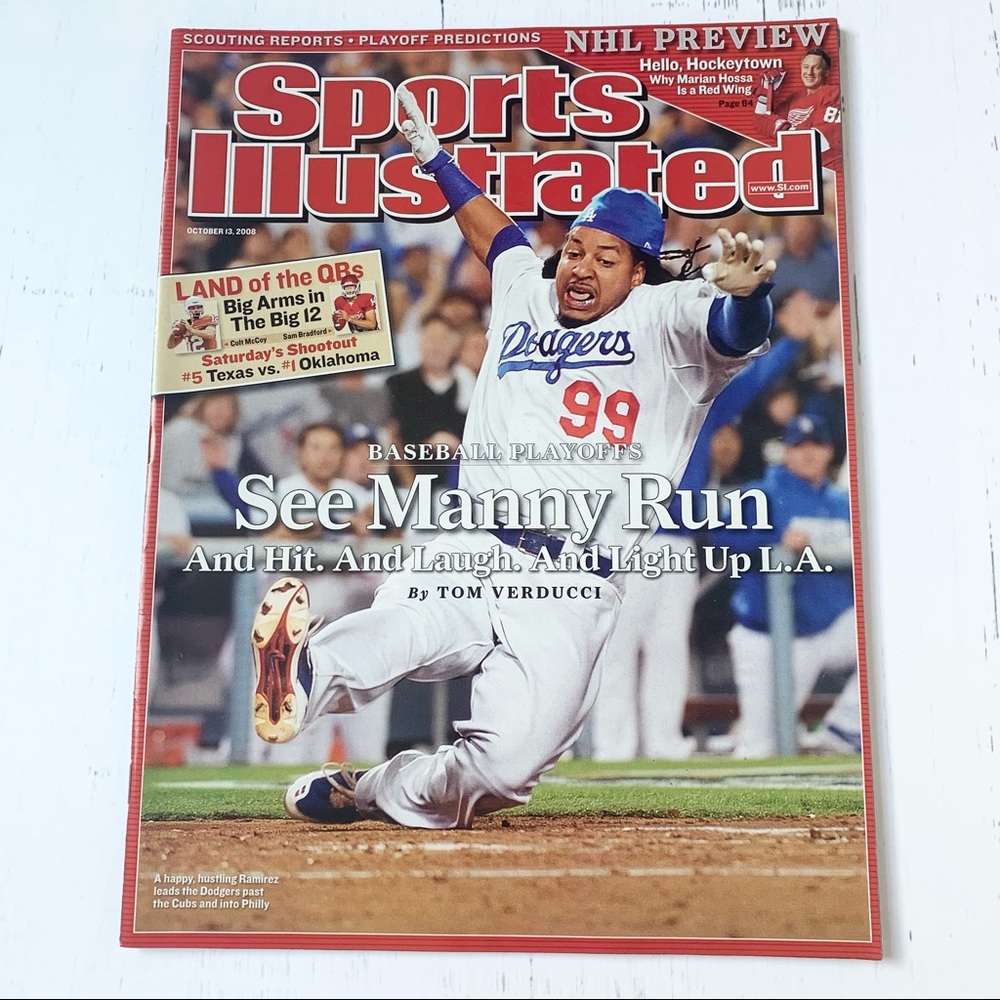 Los Angeles Dodgers Manny Ramirez Sports Illustrated Magazine October 13…